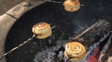 FIRED UP for March & Campfire Cinnamon Rolls