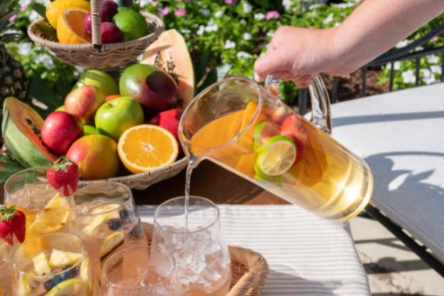 Grilled Fruit Sangria
