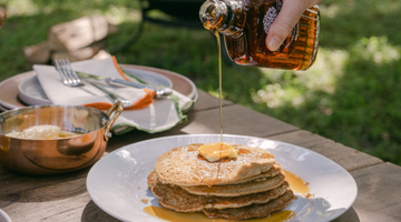 Cinnamon Apple Griddled Pancakes