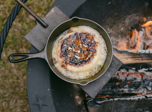 Open Fire Baked Brie