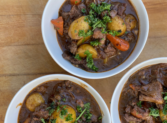 Beef Stew with Carrots and Potatoes