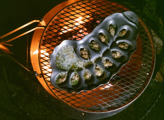 BBQ Butter Chargrilled Oysters