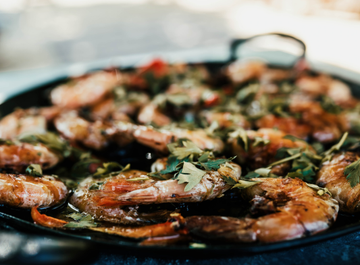 Open Fire Wild Shrimp & Fresno Chilis