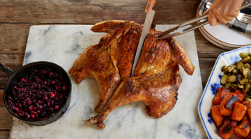 Open-Fire Spatchcocked Turkey