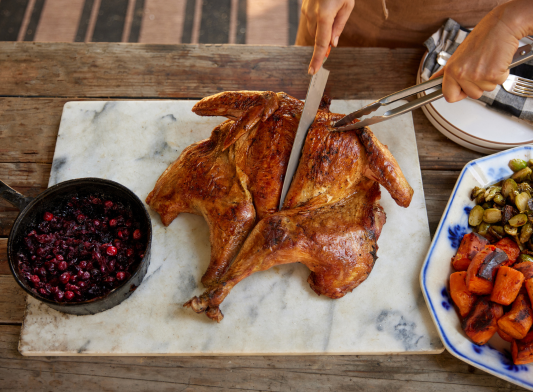 Open-Fire Spatchcocked Turkey