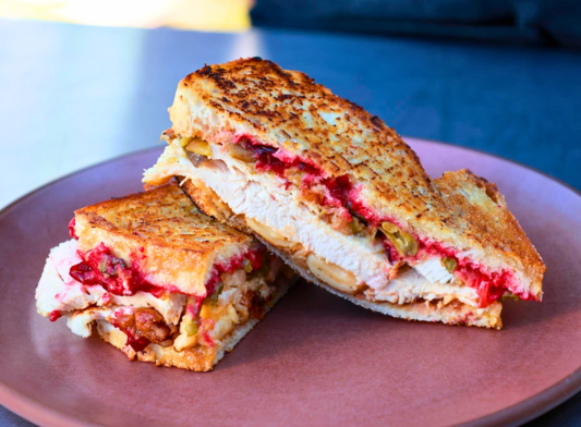 Thanksgiving Leftovers Sandwich