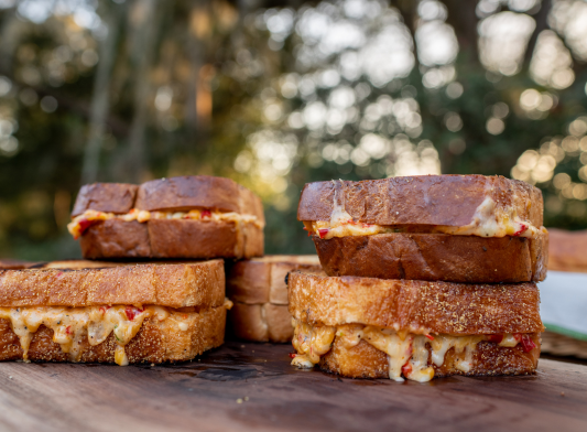 Griddled Pimento Cheese Sandwich