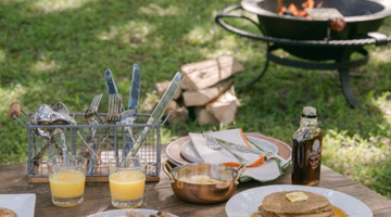 Fired Up For Cinnamon Apples & Griddled Pancakes