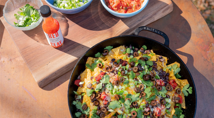 Fiery Open Fire Nachos