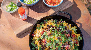 Fiery Open Fire Nachos