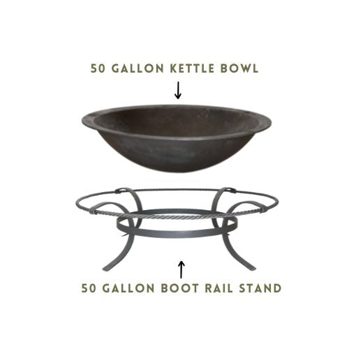 Traditional WOOD-BURNING Fire Pits/Cooking Kettles Traditional WOOD-BURNING Fire Pits/Cooking Kettles