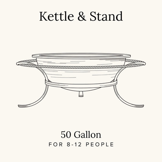 smokeLESS Kettle & Stand (50gal)