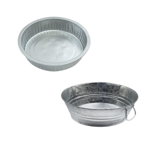 Galvanized Clean Up Pan