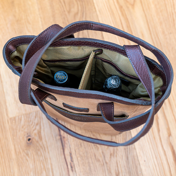 Two Bottle Wine Tote by Mission Mercantile