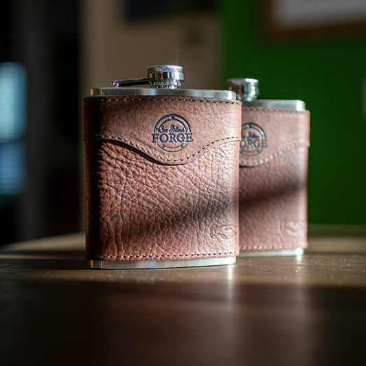 Leather Flask by Mission Mercantile