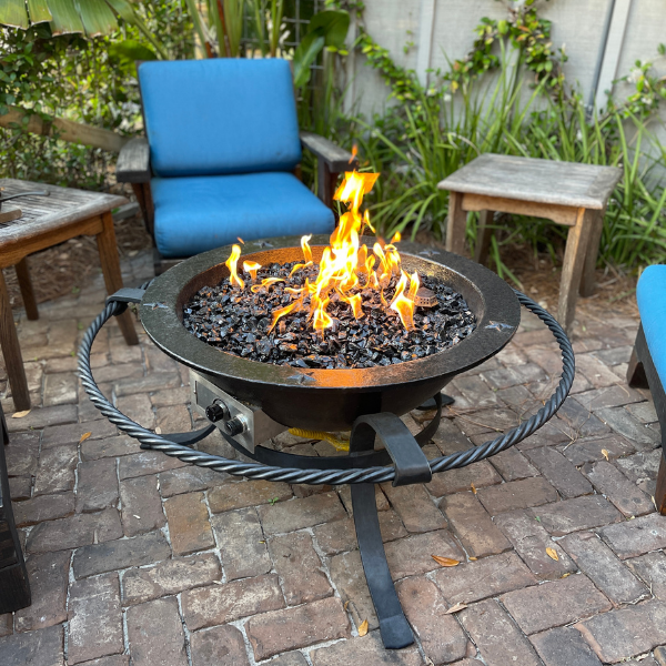 Gas Kettle & Boot Rail Stand - Sea Island Forge