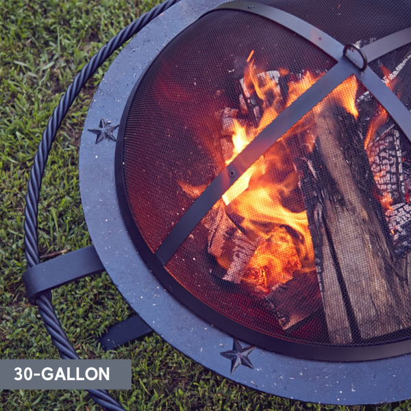 Fire Pit Spark Screen Outdoor Fire Pit Sea Island