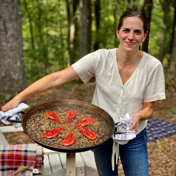 Paella Pan and Rig - Sea Island Forge