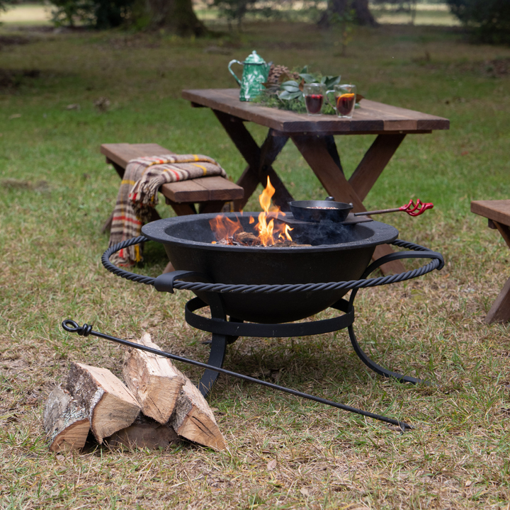 Hand-forged Fire Pokers - Fire Pit Poker | Sea Island Forge