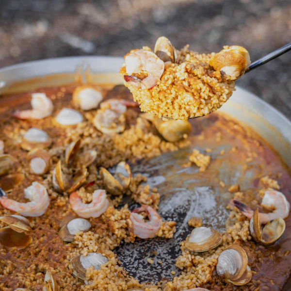 Paella Pan and Rig - Sea Island Forge